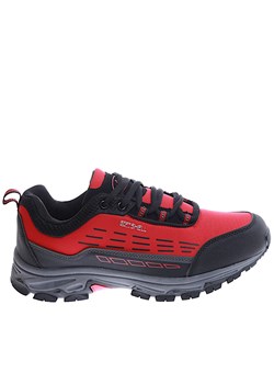 Czerwone męskie buty trekkingowe /G8-3 15018 T782/ ze sklepu Pantofelek24.pl w kategorii Buty trekkingowe męskie - zdjęcie 179041531