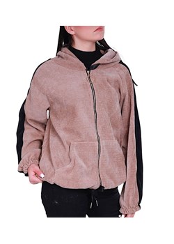 Casualowa bluza oversize Beżowa /H UB25 S331/ - id: 31191 - marki Pantofelek24.pl - 179044562 Casualowa bluza oversize Beżowa /H UB25 S331/ ze sklepu Pantofelek24.pl w kategorii Bluzy damskie - zdjęcie 179044562