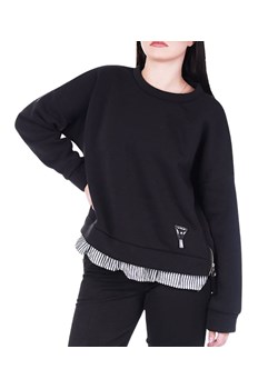 Czarna bawełniana bluza damska /H2 K31 UB780 S235/ ze sklepu Pantofelek24.pl w kategorii Bluzy damskie - zdjęcie 179059924