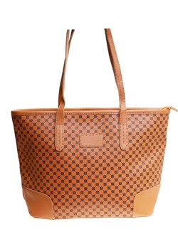 Duża karmelowa torebka damska /H2 K42 TB618 G199/ ze sklepu Pantofelek24.pl w kategorii Torby Shopper bag - zdjęcie 179064340