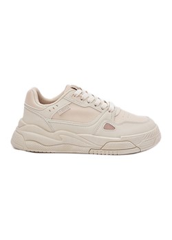 Damskie Sneakersy Big Star NN274668 Beżowe beżowy ze sklepu ButyModne.pl w kategorii Buty sportowe damskie - zdjęcie 179067633