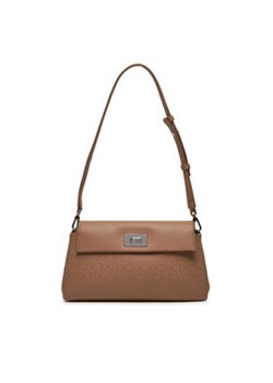 Calvin Klein Torebka Ck Push Shoulder Bag K60K612143 Brązowy ze sklepu MODIVO w kategorii Listonoszki - zdjęcie 179069220