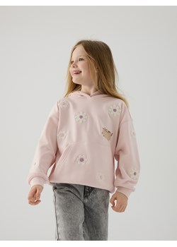 Reserved - Bluza z haftem Pusheen - pastelowy róż ze sklepu Reserved w kategorii Bluzy dziewczęce - zdjęcie 179069854