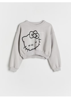 Reserved - Bluza Hello Kitty - jasnoszary ze sklepu Reserved w kategorii Bluzy dziewczęce - zdjęcie 179073511