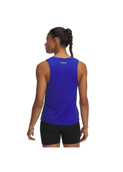 Damski top do biegania Under Armour UA Trail Run Tank - granatowy ze sklepu Sportstylestory.com w kategorii Bluzki damskie - zdjęcie 179080212