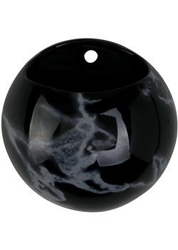 Present Time Doniczka ścienna &quot;Globe&quot; w kolorze czarnym - Ø 14,5 cm ze sklepu Limango Polska w kategorii Doniczki i osłonki - zdjęcie 179083762