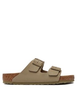 Birkenstock Klapki Arizona Birko-Flor 1027704 Khaki ze sklepu MODIVO w kategorii Klapki męskie - zdjęcie 179085934