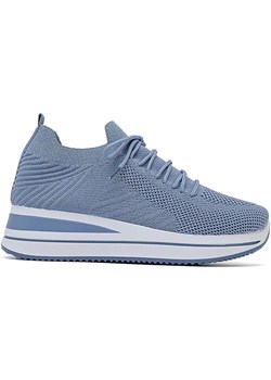 Sixth Sens Sneakersy w kolorze błękitnym na koturnie ze sklepu Limango Polska w kategorii Buty sportowe damskie - zdjęcie 179086904