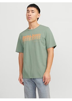 Jack &amp; Jones Koszulka w kolorze zielonym ze sklepu Limango Polska w kategorii T-shirty męskie - zdjęcie 179086944