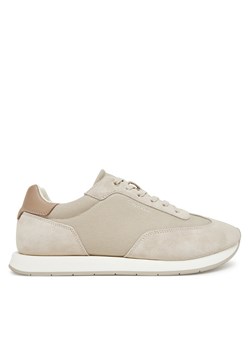 Sneakersy Calvin Klein Low Prof Runn Laceup Cv Mix HM0HM01723 Beżowy ze sklepu eobuwie.pl w kategorii Buty sportowe męskie - zdjęcie 179088202