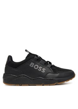 BOSS Sneakersy J51648 M Czarny ze sklepu MODIVO w kategorii Buty sportowe dziecięce - zdjęcie 179090431