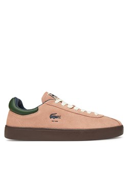 Sneakersy Lacoste Baseshot 7-49SFA0051 Różowy ze sklepu eobuwie.pl w kategorii Buty sportowe damskie - zdjęcie 179091922