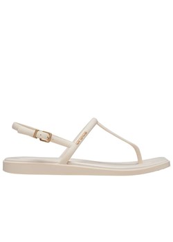 Sandały Crocs Miami Thong Flip 209793-0WW - beżowe ze sklepu streetstyle24.pl w kategorii Sandały damskie - zdjęcie 179092083