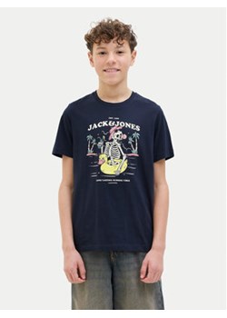 Jack&Jones Junior T-Shirt Elijah 12269825 Granatowy Regular Fit ze sklepu MODIVO w kategorii T-shirty chłopięce - zdjęcie 179092731