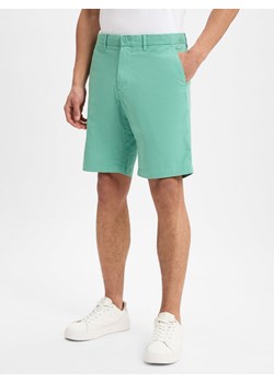 Tommy Hilfiger Spodenki Mężczyźni Bawełna groszkowy jednolity ze sklepu vangraaf w kategorii Spodenki męskie - zdjęcie 179094122