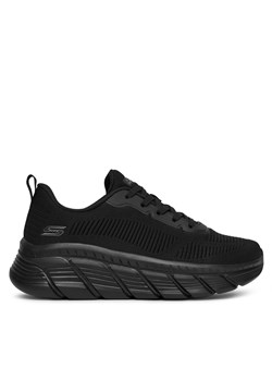 Sneakersy Skechers BOBS B FLEX HI 117385 BBK Czarny ze sklepu eobuwie.pl w kategorii Buty sportowe damskie - zdjęcie 179096660