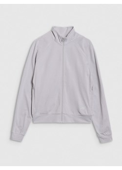 Męska bluza treningowa 4F 4FRSS25TFSWM634 - szara ze sklepu Sportstylestory.com w kategorii Bluzy męskie - zdjęcie 179098054