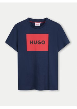 HUGO T-Shirt G00334 S Granatowy Regular Fit ze sklepu MODIVO w kategorii T-shirty chłopięce - zdjęcie 179103992