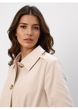 Mohito - Beżowy tencz z wiązaniem w talii - beżowy ze sklepu Mohito w kategorii Płaszcze damskie - zdjęcie 179105753