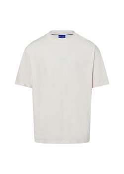 HUGO BLUE Koszulka męska - Nalono Mężczyźni Bawełna écru nadruk ze sklepu vangraaf w kategorii T-shirty męskie - zdjęcie 179105940