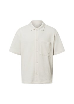 Calvin Klein Jeans Męska koszula casual Mężczyźni beżowy jednolity ze sklepu vangraaf w kategorii Koszule męskie - zdjęcie 179105950