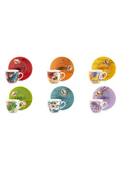 Trendy Kitchen by EXCÉLSA Kubki (6 szt.) "Fuji" ze wzorem ze sklepu Limango Polska w kategorii Dzbanki i zaparzacze - zdjęcie 179109503