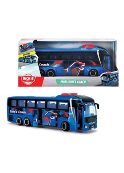 Dickie Toys Autobus &quot;MAN Lion&apos;s Coach&quot; w kolorze niebieskim - 3+ ze sklepu Limango Polska w kategorii Zabawki - zdjęcie 179109802