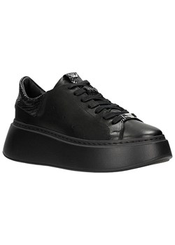 Wojas Skórzane sneakersy w kolorze czarnym ze sklepu Limango Polska w kategorii Buty sportowe damskie - zdjęcie 179113950