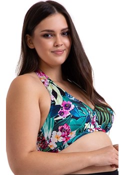 Dwuczęściowy strój kąpielowy plus size 28/03, Kolor czarny-wzór, Rozmiar XL, Primo ze sklepu Intymna w kategorii Stroje kąpielowe - zdjęcie 179114212