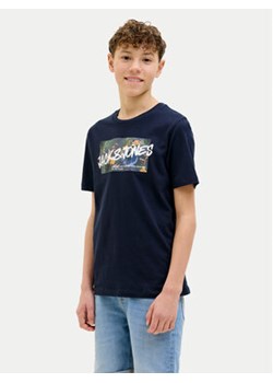 Jack&Jones Junior T-Shirt Hawaii 12269916 Granatowy Standard Fit ze sklepu MODIVO w kategorii T-shirty chłopięce - zdjęcie 179114894