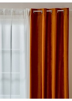 Sinsay - Zasłona w wytłaczane liście - pomarańczowy ze sklepu Sinsay w kategorii Zasłony - zdjęcie 179119990