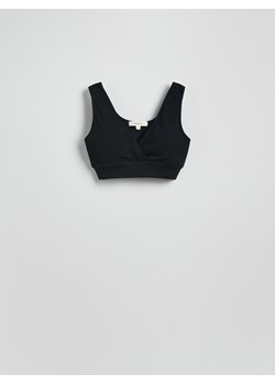 Reserved - Bezszwowy top w stylu sportowym - czarny ze sklepu Reserved w kategorii Bluzki damskie - zdjęcie 179120744