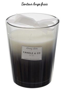THE HOME DECO FACTORY Świeca zapachowa "Harmony - Linen" - 560 g ze sklepu Limango Polska w kategorii Świece i dyfuzory - zdjęcie 179121312