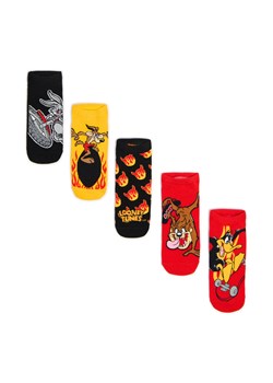 Cropp - 5 pack skarpet Looney Tunes - wielobarwny ze sklepu Cropp w kategorii Skarpetki męskie - zdjęcie 179121742