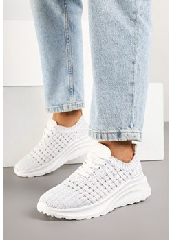 Białe Siateczkowe Sneakersy Loreldi ze sklepu renee.pl w kategorii Buty sportowe damskie - zdjęcie 179122222