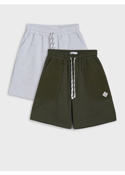 Sinsay - Szorty 2 pack - khaki ze sklepu Sinsay w kategorii Spodenki chłopięce - zdjęcie 179127180