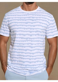 Sinsay - Koszulka ze wzorem all over - biały ze sklepu Sinsay w kategorii T-shirty męskie - zdjęcie 179127223