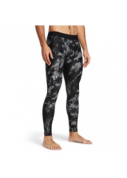 Męske legginsy treningowe Under Armour UA HG IsoChill Prtd Leggings - czarne ze sklepu Sportstylestory.com w kategorii Spodnie damskie - zdjęcie 179127444