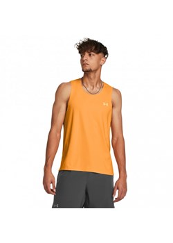 Męski top do biegania Under Armour UA Launch Elite Singlet - pomarańczowy ze sklepu Sportstylestory.com w kategorii T-shirty męskie - zdjęcie 179127451