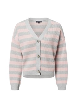 Franco Callegari Kardigan damski Kobiety Bawełna jasny szary w paski ze sklepu vangraaf w kategorii Swetry damskie - zdjęcie 179128284