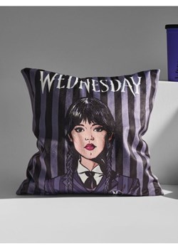 Sinsay - Poszewka na poduszkę Wednesday - czarny ze sklepu Sinsay w kategorii Poszewki na poduszki - zdjęcie 179129774
