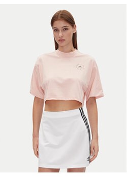 adidas by Stella McCartney T-Shirt Stella McCartney JJ0081 Różowy Oversize ze sklepu MODIVO w kategorii Bluzki damskie - zdjęcie 179131461