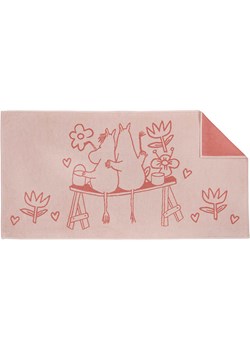 Moomin Ręcznik prysznicowy &quot;Love&quot; w kolorze jasnoróżowym - 140 x 70 cm ze sklepu Limango Polska w kategorii Ręczniki - zdjęcie 179132514