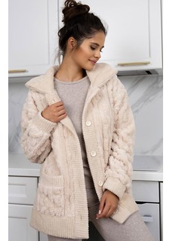 Blezer damski typu homewear Daphne, Kolor morelowy, Rozmiar S/M, SENSIS ze sklepu Primodo w kategorii Swetry damskie - zdjęcie 179135160