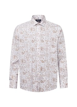 Andrew James Męska koszula biznesowa Mężczyźni Regular Fit Bawełna piaskowy wzorzysty ze sklepu vangraaf w kategorii Koszule męskie - zdjęcie 179137441