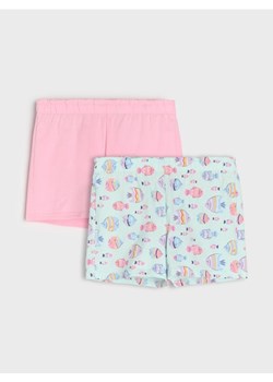 Sinsay - Szorty 2 pack - wielobarwny ze sklepu Sinsay w kategorii Spodenki dziewczęce - zdjęcie 179142144