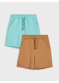 Sinsay - Szorty 2 pack - brązowy ze sklepu Sinsay w kategorii Spodenki chłopięce - zdjęcie 179142172