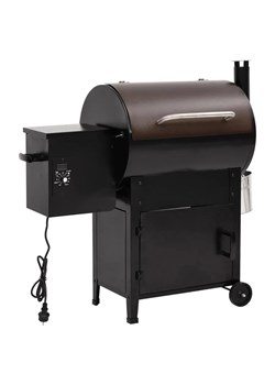 Grill na pellet z kominem czarny 104 cm B8-N99 - id: 49419 - marki Elior - 179144602 Grill na pellet z kominem czarny 104 cm B8-N99 ze sklepu Edinos.pl w kategorii Ogród i taras - zdjęcie 179144602