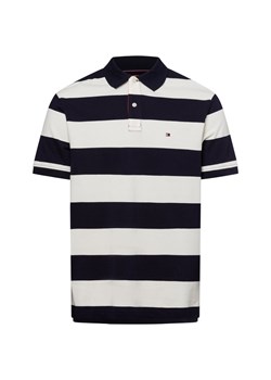 Tommy Hilfiger Męska koszulka polo Mężczyźni Bawełna granatowy w paski ze sklepu vangraaf w kategorii T-shirty męskie - zdjęcie 179146843