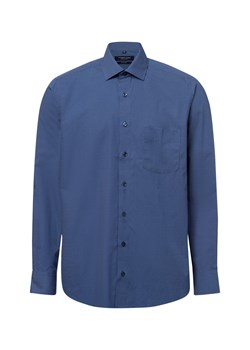 Andrew James Męska koszula biznesowa Mężczyźni Regular Fit Bawełna granatowy wzorzysty ze sklepu vangraaf w kategorii Koszule męskie - zdjęcie 179146882